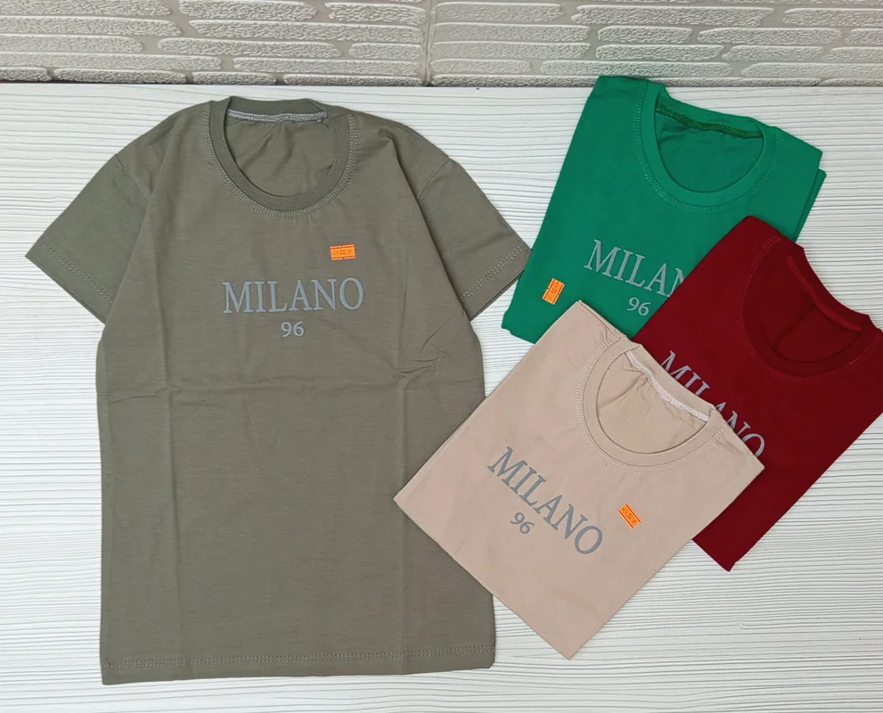 تیشرت تک طرح milano سایز 50