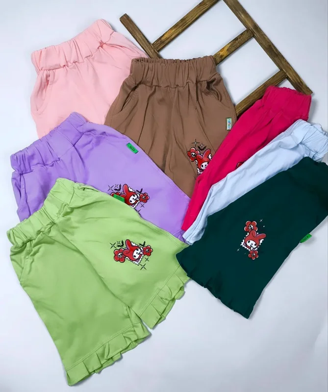 شلوارک چین دار سایز 35