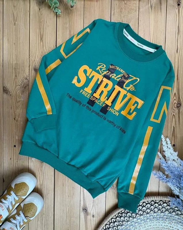 بلوز تک طرح نوشته strive سایز 55