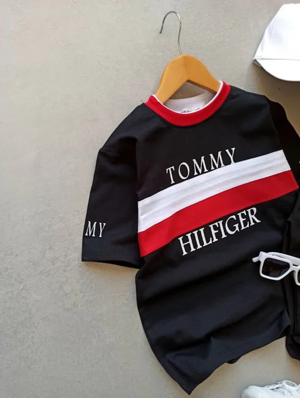 تیشرت تک طرح Tommy