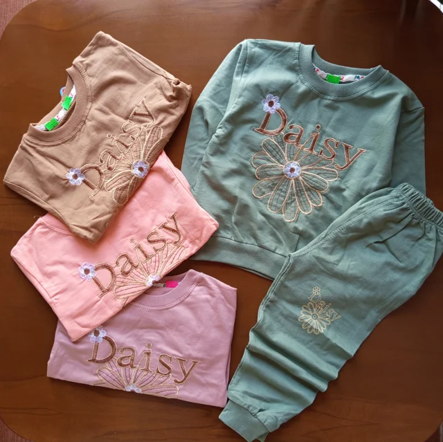 بلوز شلوار دخترانه Daisy سایز 40. 45 کد 559